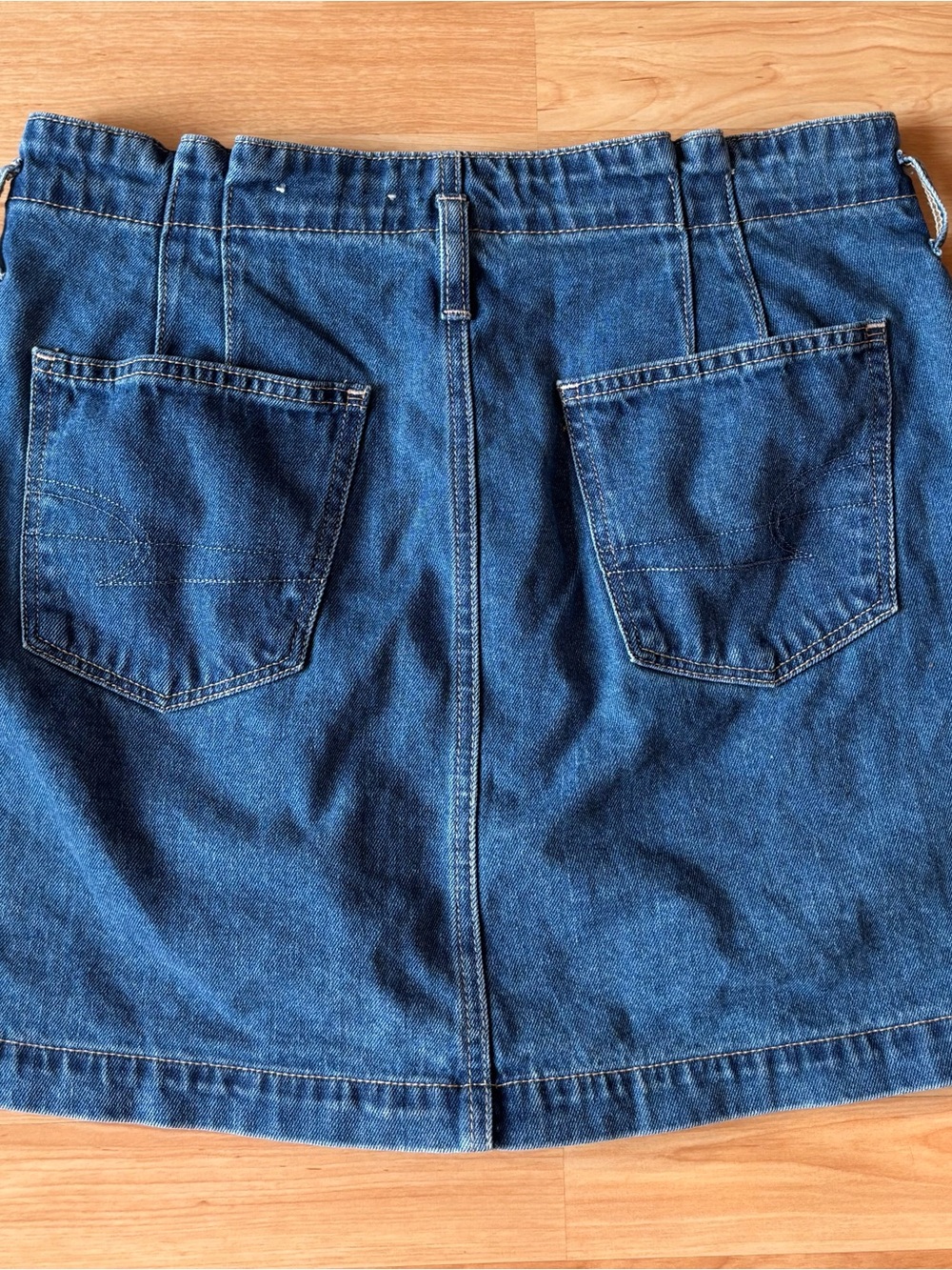 American Eagle Denim/Jean Button-Front A-Line Skirt - Picture 4 of 8